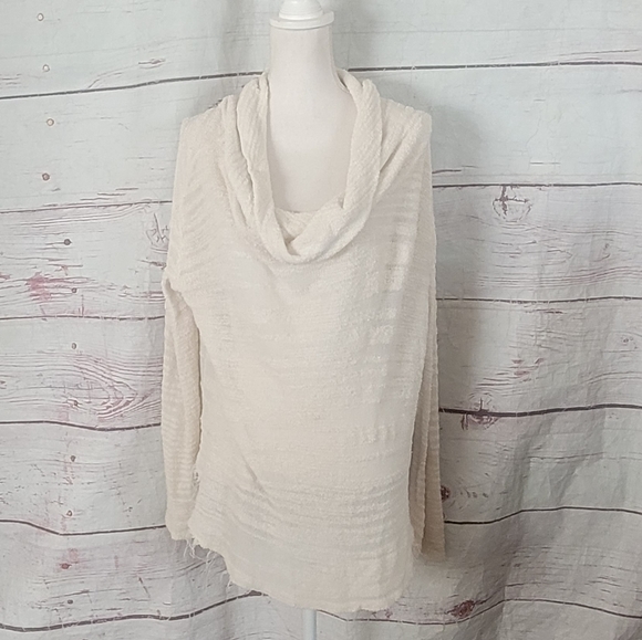 Free People Sweaters - Free People Cowl Neck Lightweight Sweater Size M